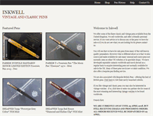 Tablet Screenshot of inkwell-pens.com